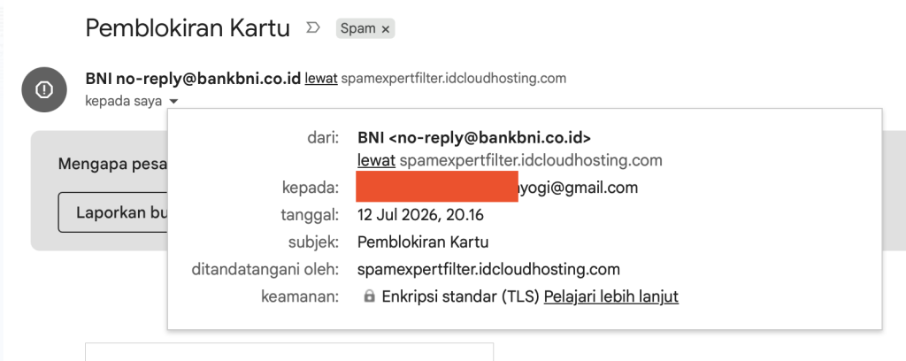 Mengikuti Flow Scammer CC